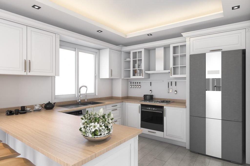 3d-rendering-classic-design-white-kitchen-dining-room